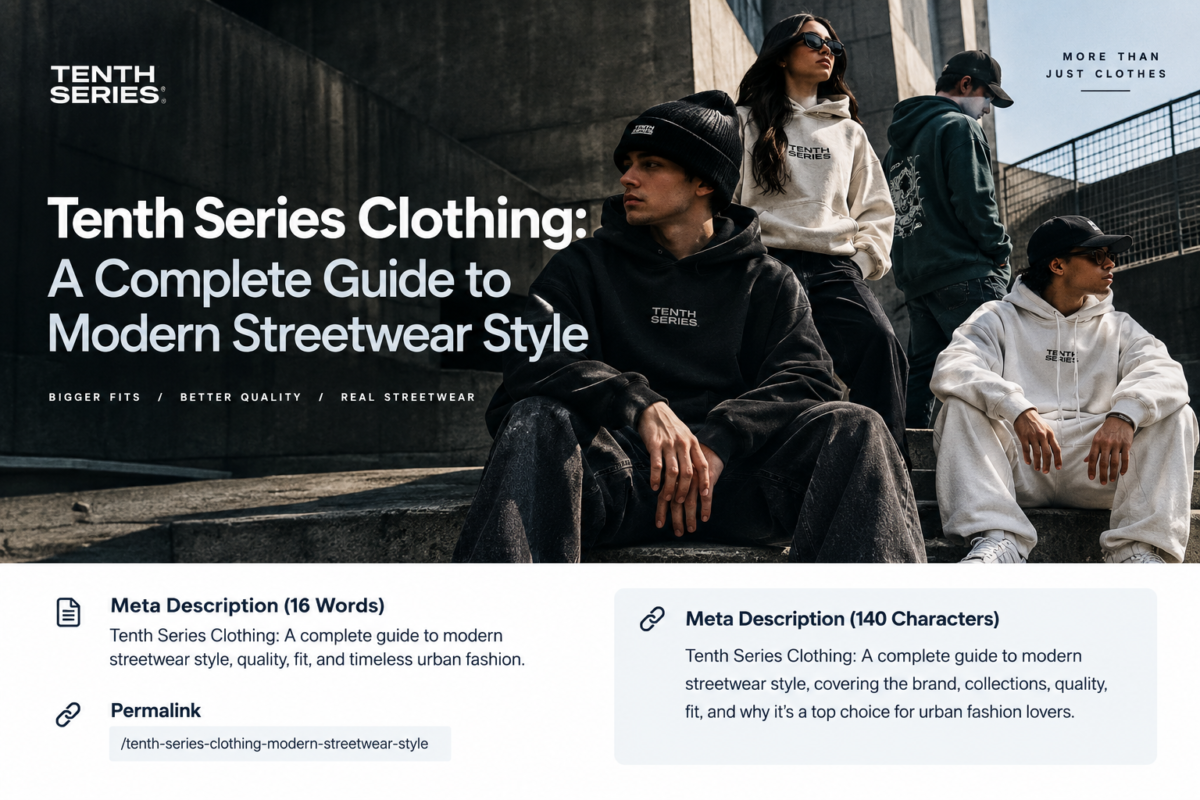 Tenth Series Clothing: A Complete Guide to Modern Streetwear Style